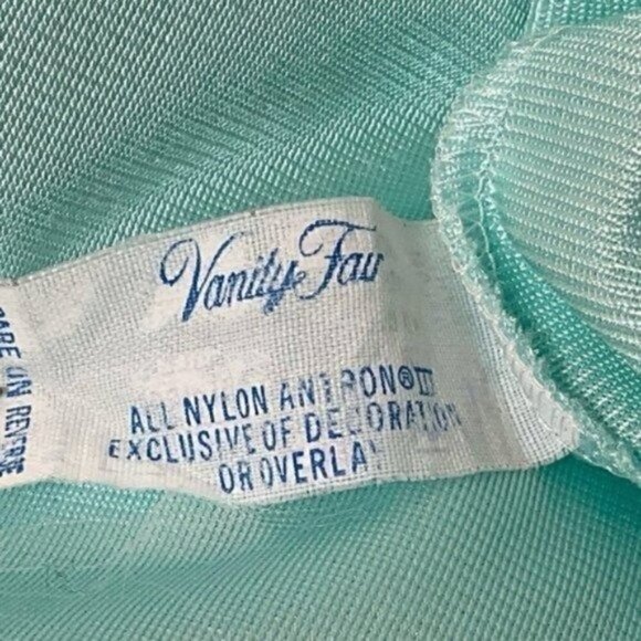 Vintage Vanity Fair lace nightgown robe long sleeve button down pajamas sz large - Picture 9 of 10